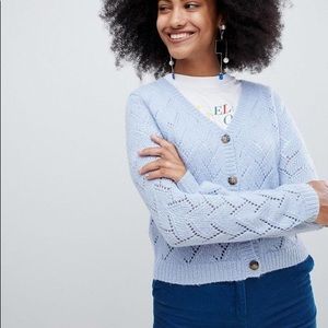 Light blue cardigan